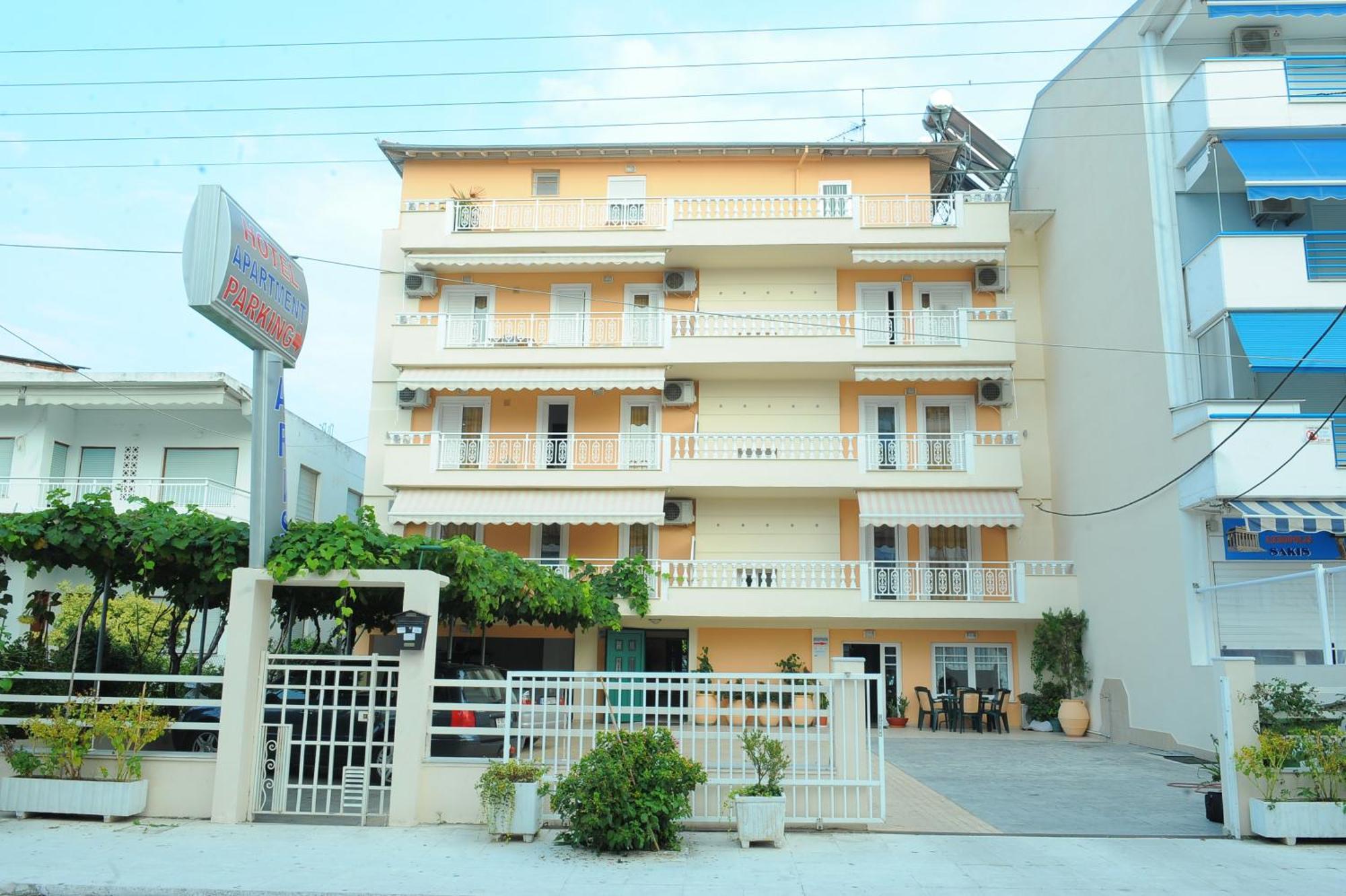 Aris Aparthotel Paralía Exteriör bild